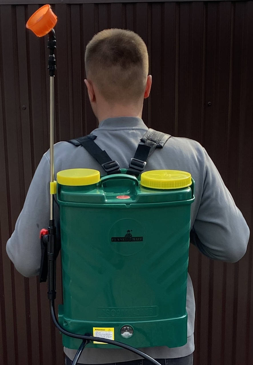 

Оприскувач акумуляторний 16 літрів Plant Mate зелений, Зелёный