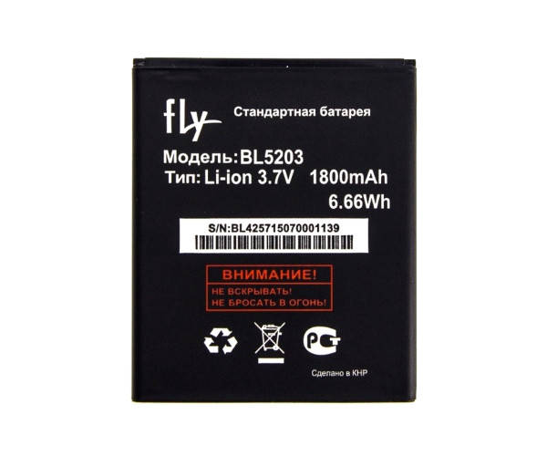 

Аккумулятор Fly BL5203 | Fly IQ442 Quad Miracle 2