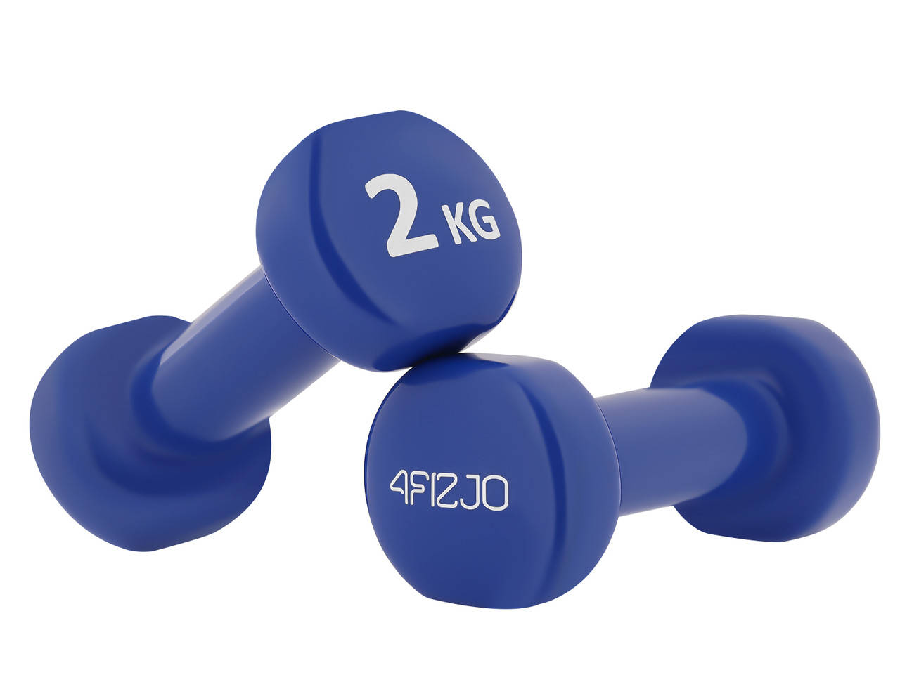 

Гантели виниловые 4FIZJO 2 x 2 кг 4FJ0195, Синий