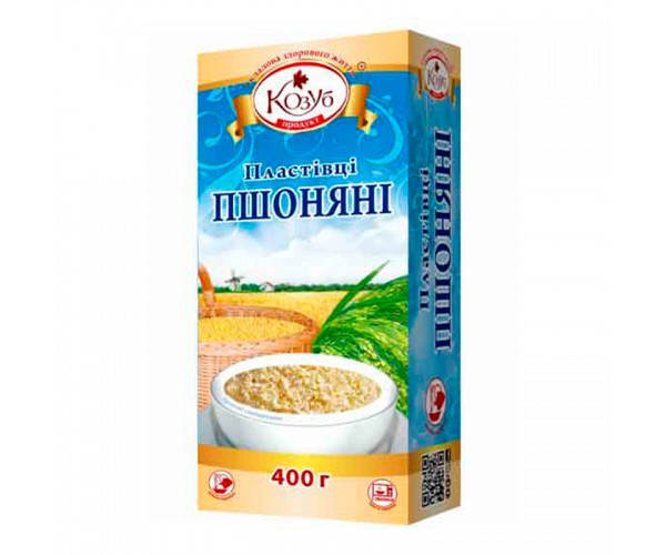 

Хлопья пшенные мгновенного приготовления Козуб Продукт 400г