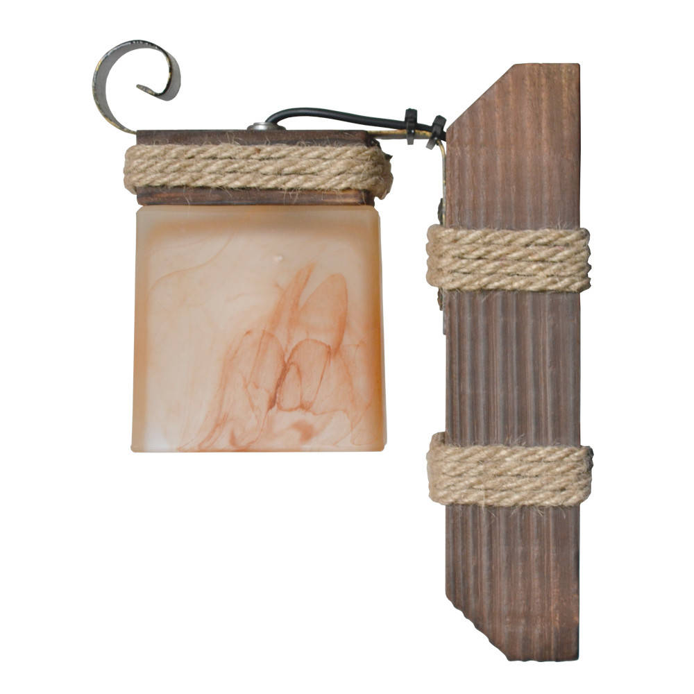 

Бра из дерева, металла и стекла LB-S1 D