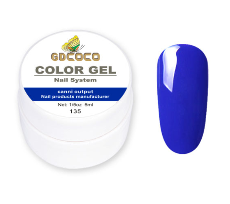 

Кольорова гель-фарба Gdcoco №135, Индиго