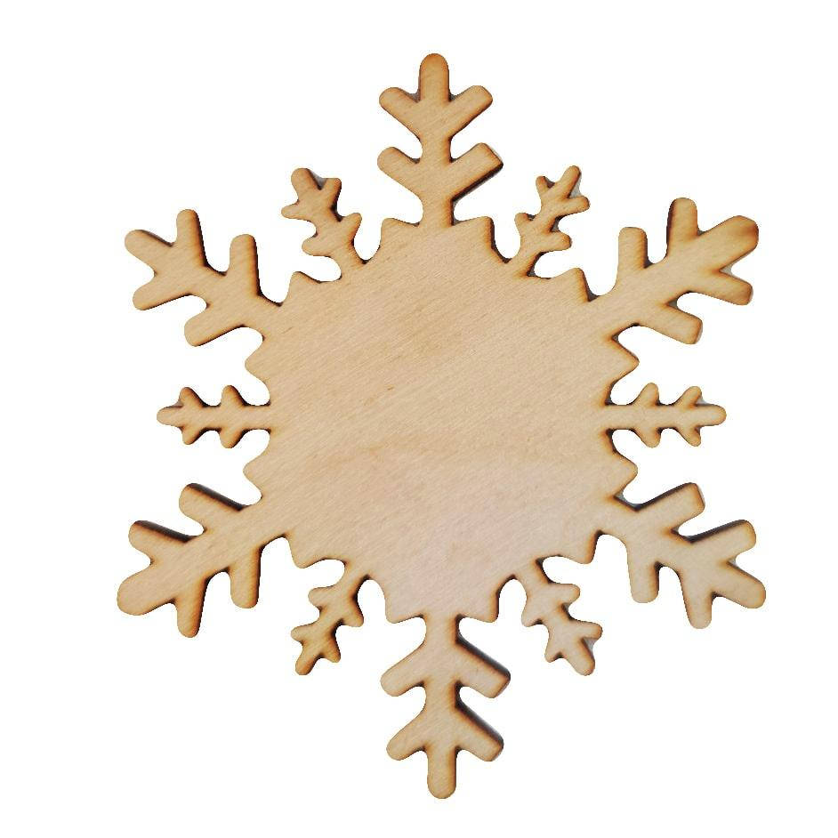 

Подвеска из фанеры "Снежинка" |для декупажа| под декорирование |для росписи