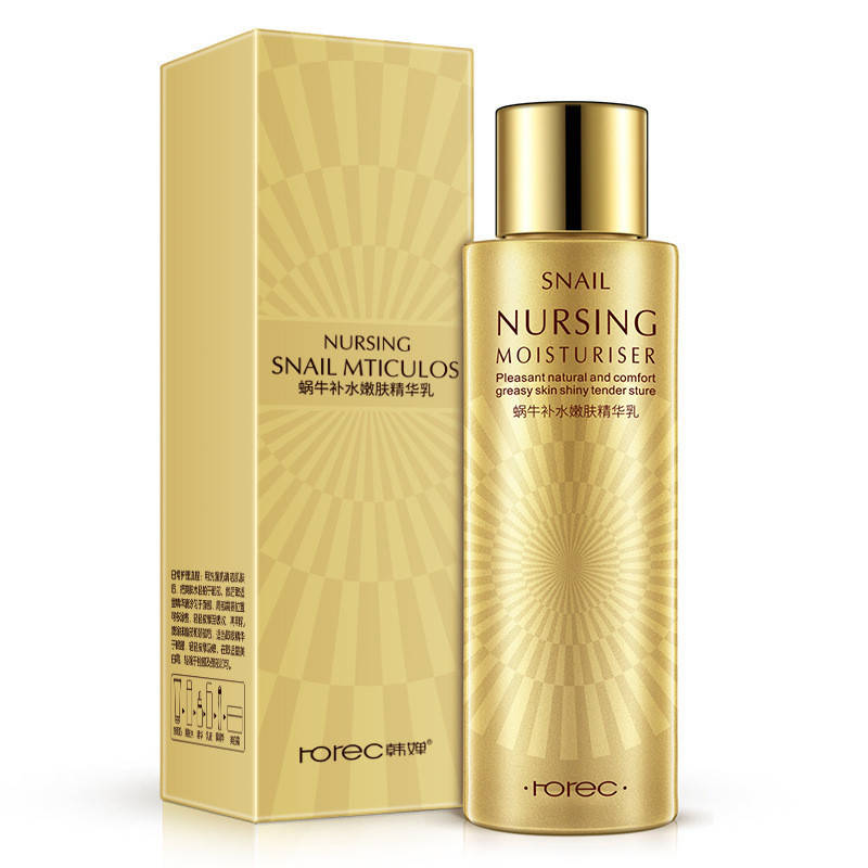 

Эмульсия для лица с муцином улитки и гиалуроновой кислотой Rorec Nursing Snail Mticulos, 120мл