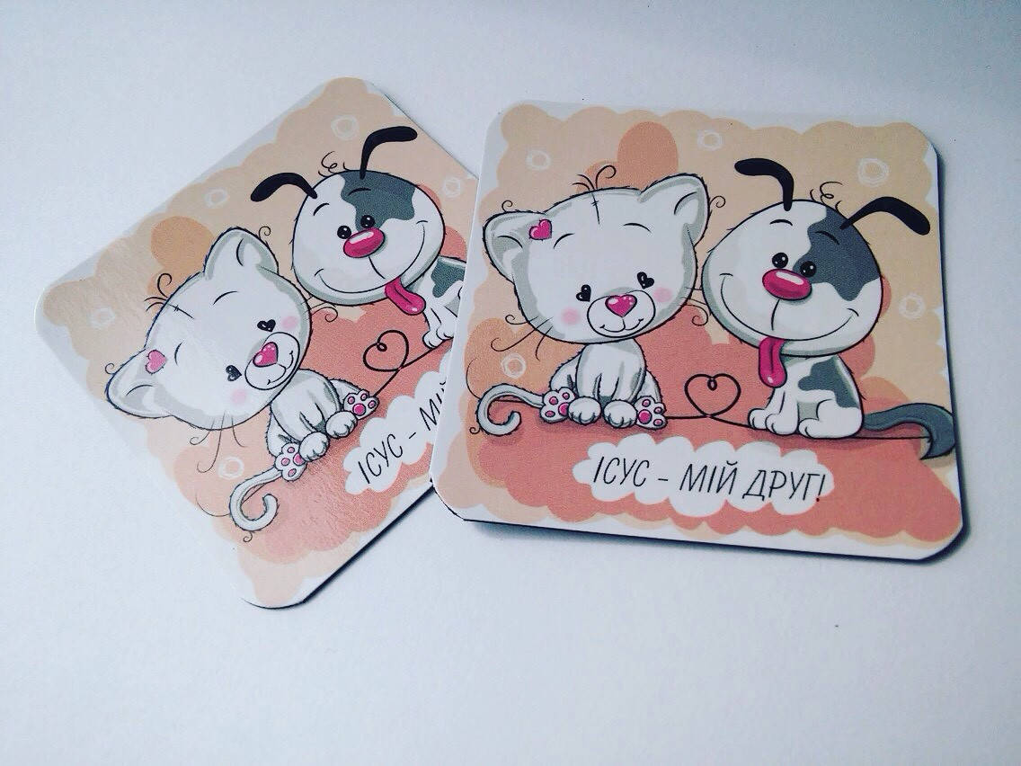 

Плоский магніт: Ісус - мій друг