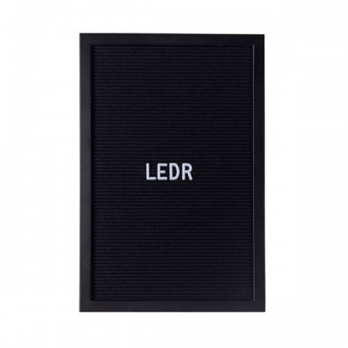 

Доска для создания надписей Letter board ALL (черная) 30х45 см