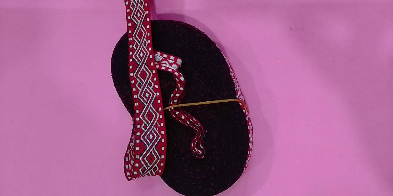 

Лента национальная вышиванка 2,5см №26/01