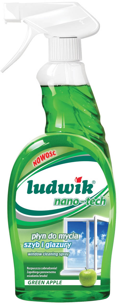 

Средство для мытья стекол и глазурованной плитки Ludwik Зеленое яблоко , Людвик 750 мл