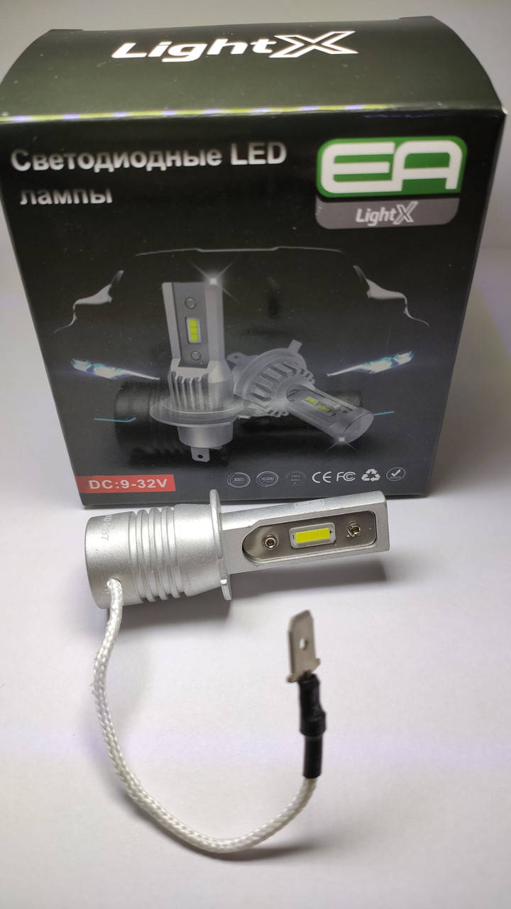 

EA Light X LED лампа H3 4000Lm 12-24V Ultra Slim, светодиодная лампа Н3