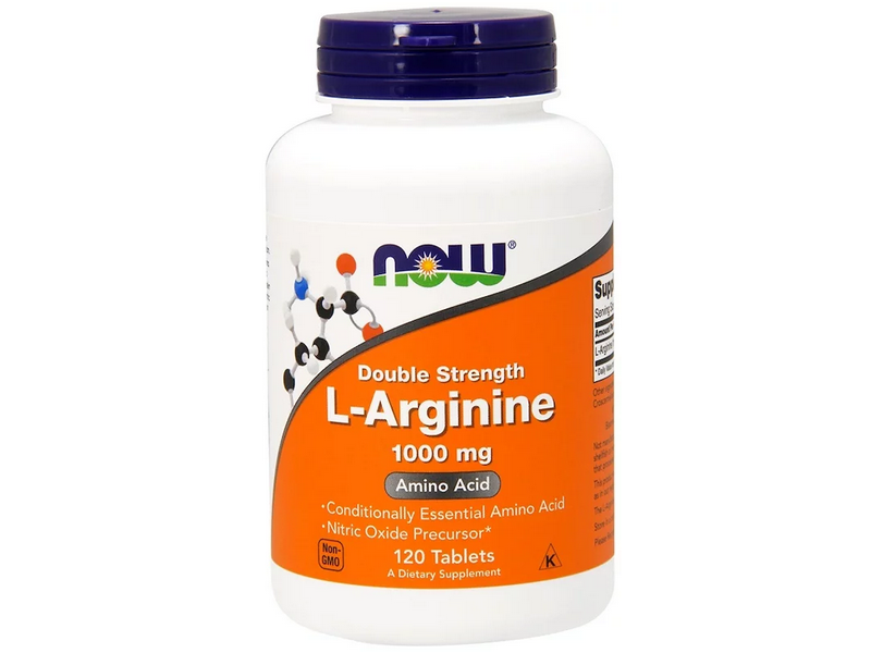 

Аргинин, L-Arginine, Now Foods, 1000 мг, 120 таблеток