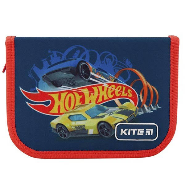 

Пенал с наполнением Kite Hot Wheels HW19-622H-1, Синий