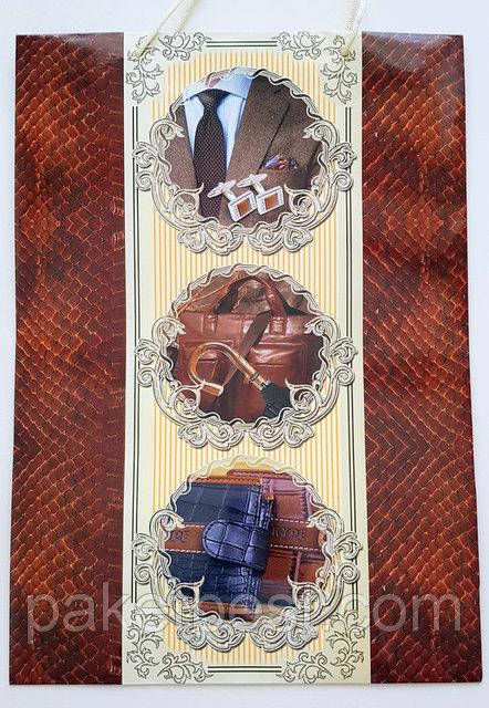 

Пакет для подарка гигант вертикальный "Мужские аксессуары" 30х47 см (6 шт/уп)