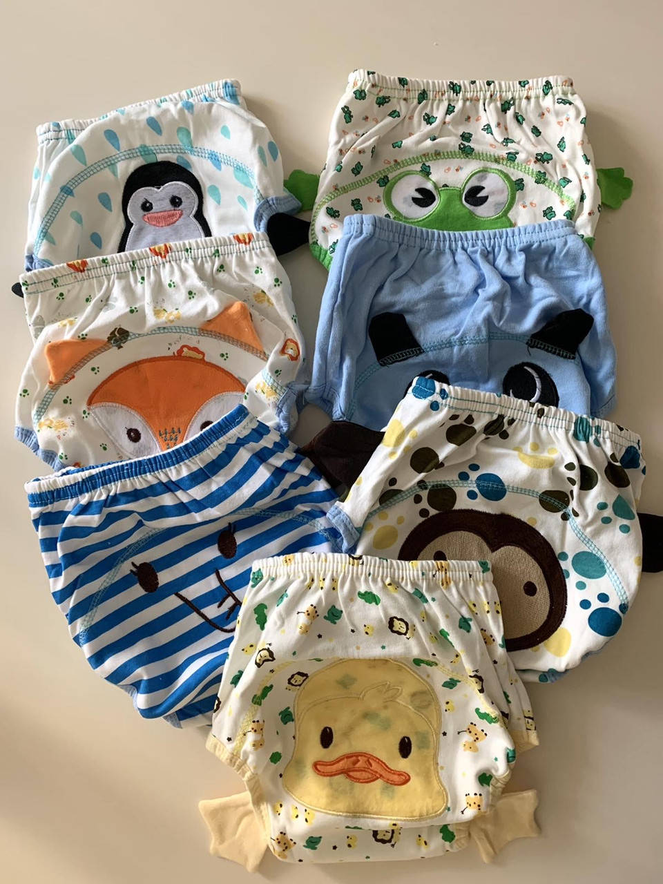 

Набор тренировочных трусиков для мальчика (7 штук), Разные цвета