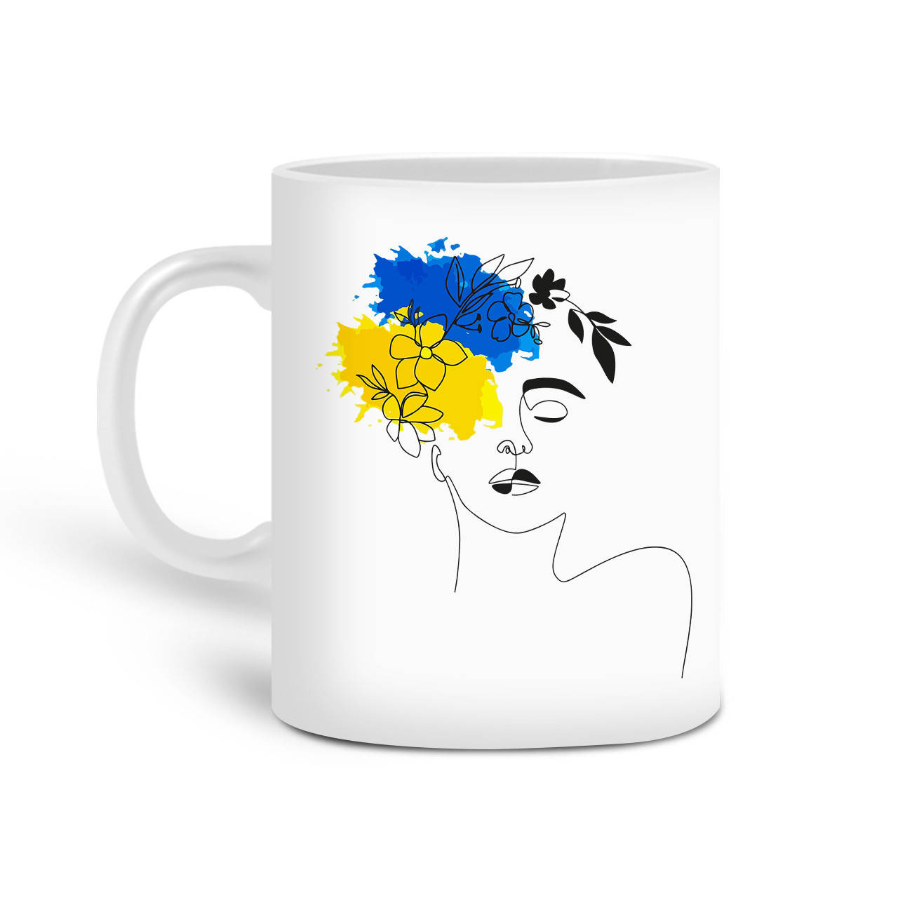 

Кружка Имя ее - Украина (Her name - Ukraine) 330 мл Чашка Керамическая (20259-3700), Белый