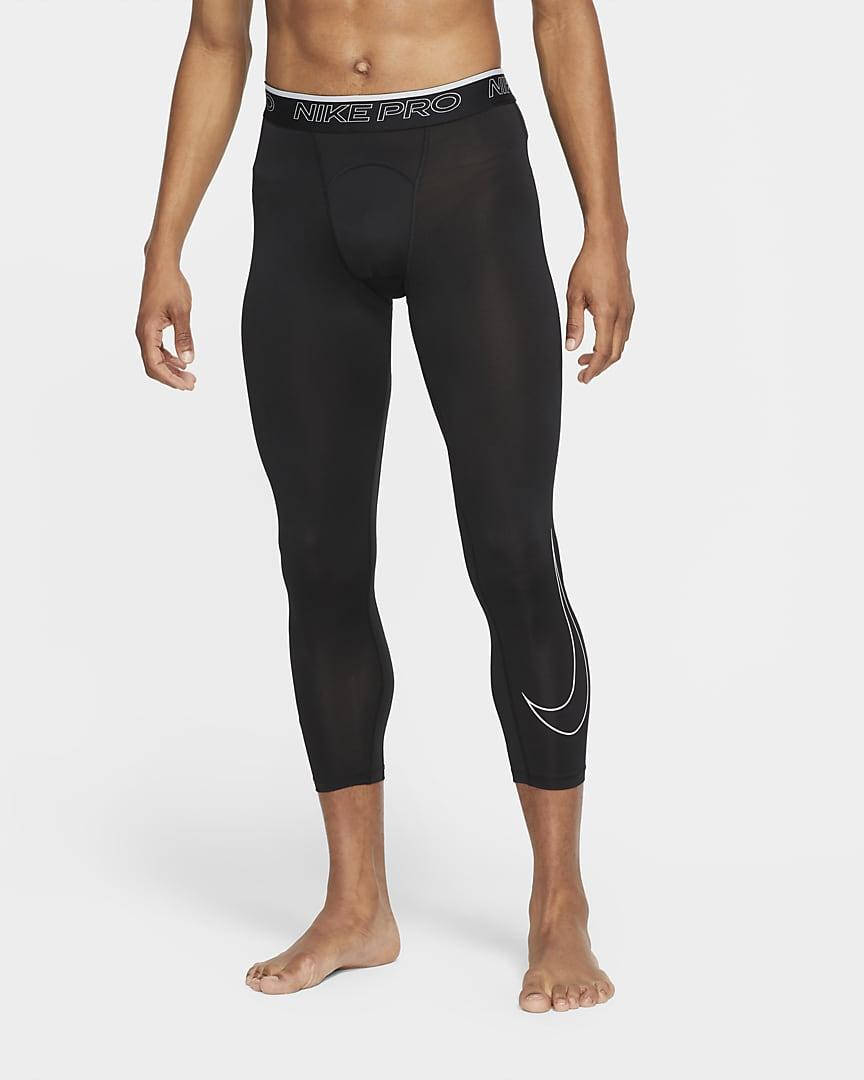 

Термобелье брюки мужское Nike Pro Dri-FIT 3/4 Tights DD1919-010 L, Черный
