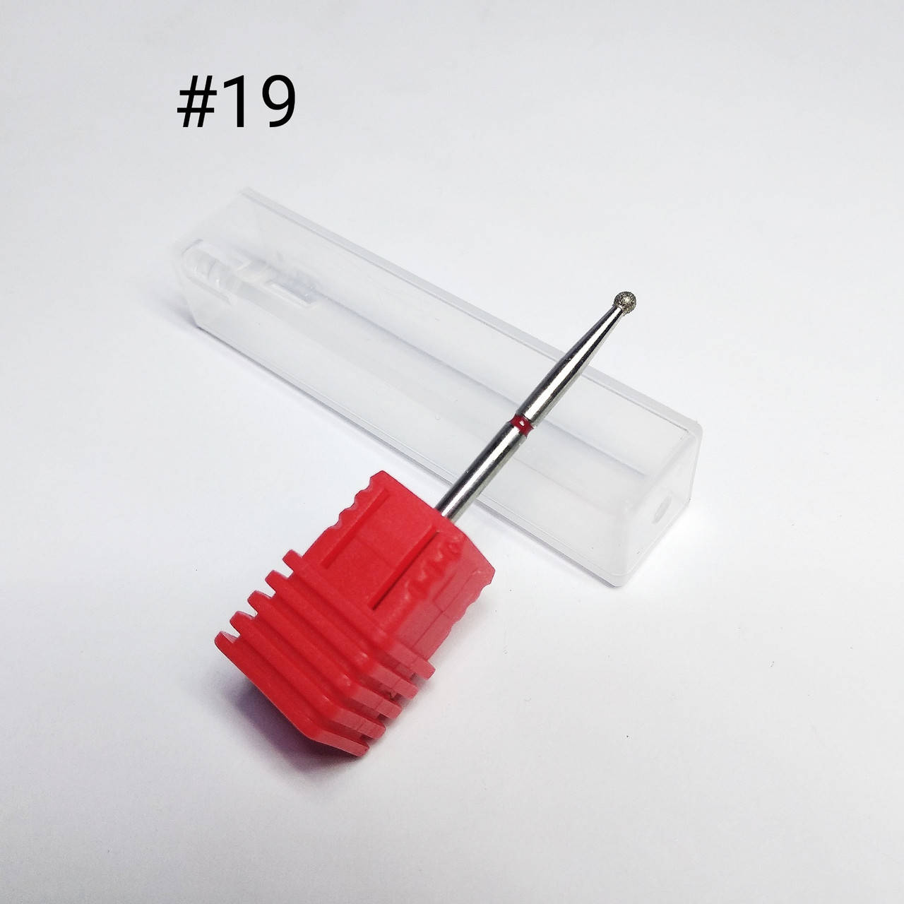 

Насадка алмазная для маникюра/педикюра красная №19, Красный
