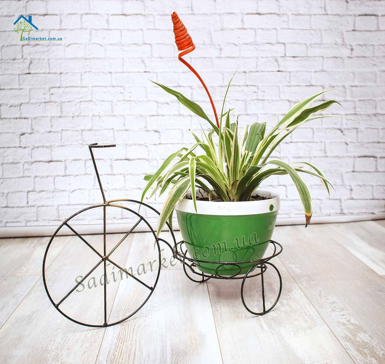 

Кованая подставка для цветов Велосипед малый на 1 горшок