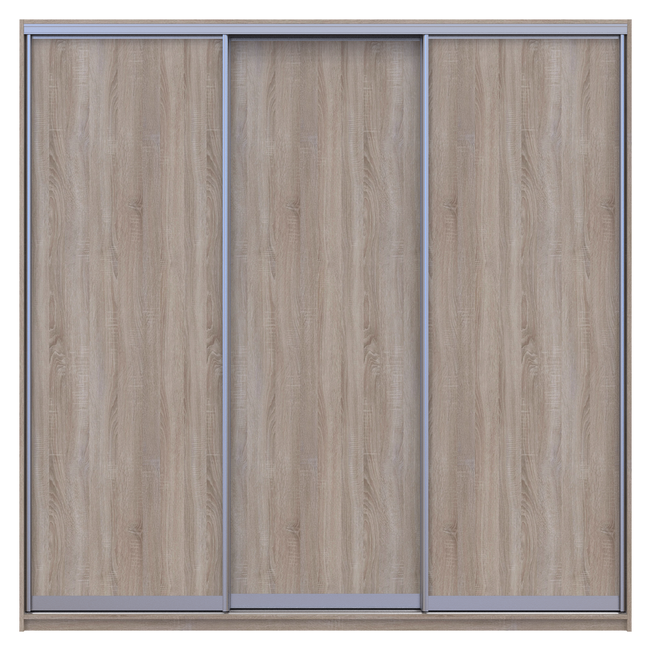 Шафа купе Doros Сіті Лайт Дуб сонома 3 ДСП 225х60х225 (42002137) 5