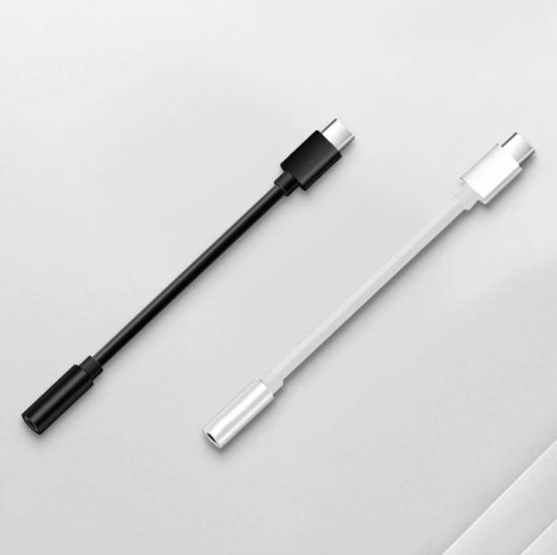 

Аудиокабель с разъемом Type C на 3.5 Jack, переходник для наушников Черный