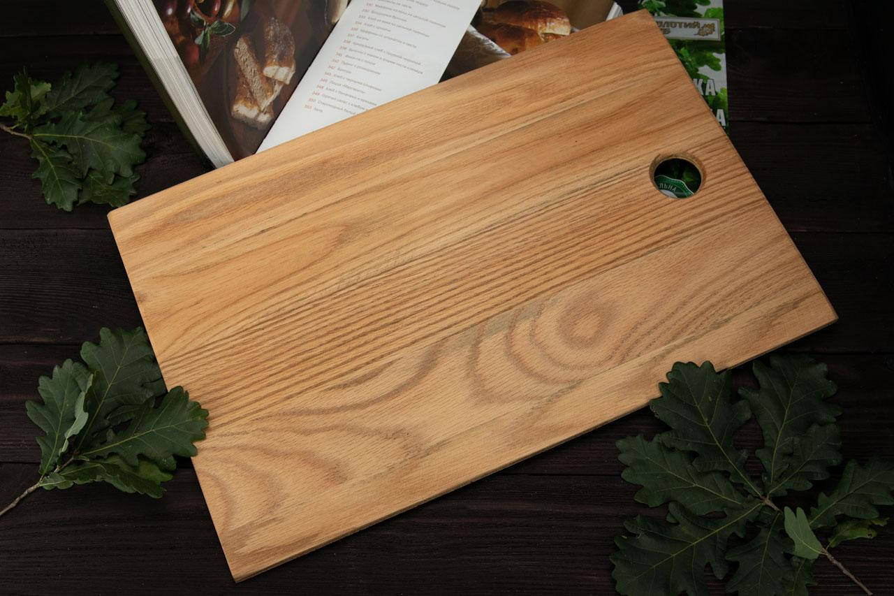 

Доска разделочная прямоугольная дубовая, 30*45см., Коричневый