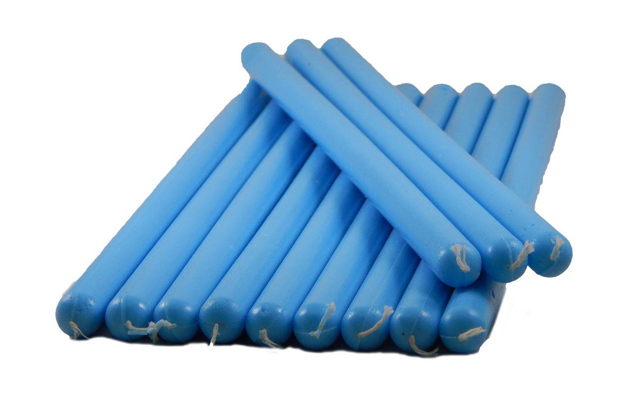 

Голубые свечи 27см, Голубой