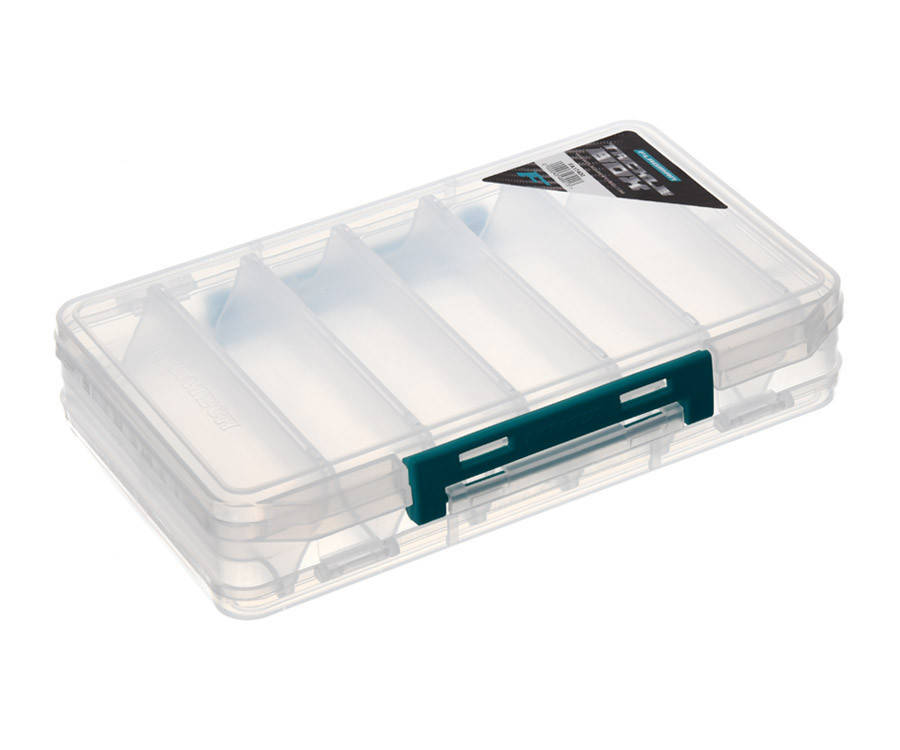 

Коробка Flagman Tackle Box двусторонняя 12 отделений 225x129x47мм