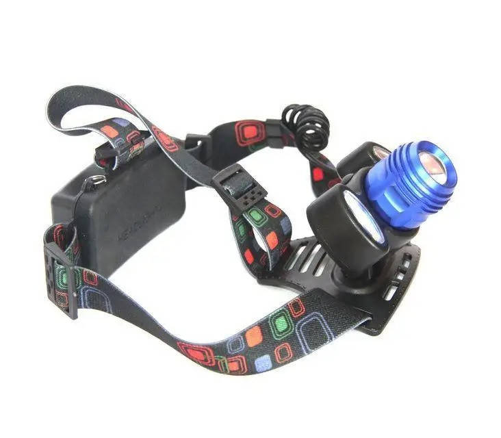 

Фонарик налобный фонарь Police led headlight T6 COB, Черный