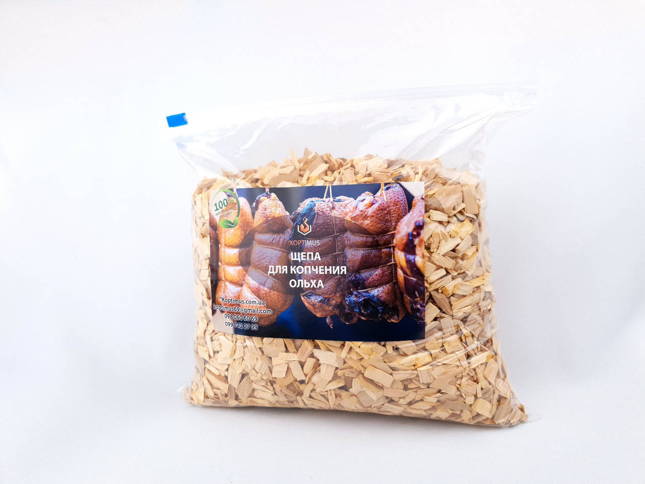 

Щепа для копчения Ольха "Koptimus" 1 кг