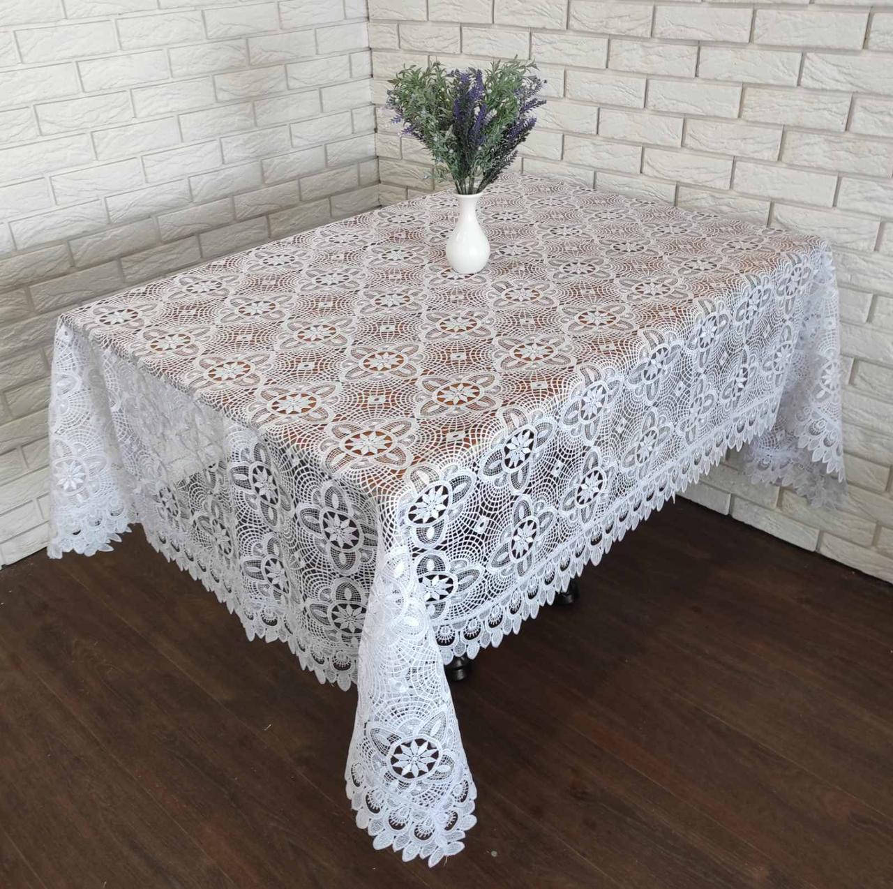 

Скатерть кружевная KEUY 130*180 White, Белый