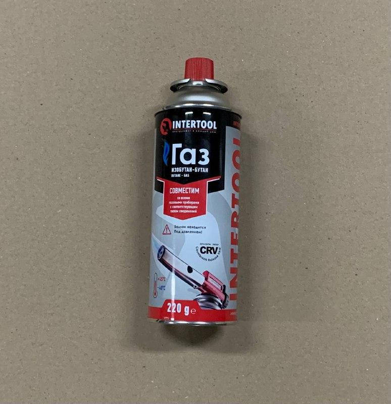 

Баллон газовый 220 г (пр-во INTERTOOL)