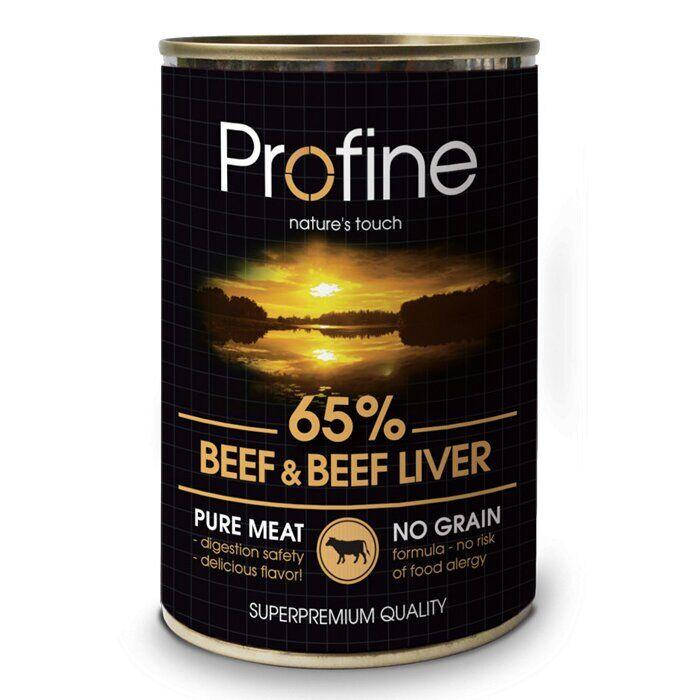 

Влажный корм для собак Profine Beef and Liver с говядиной и печенью 400г