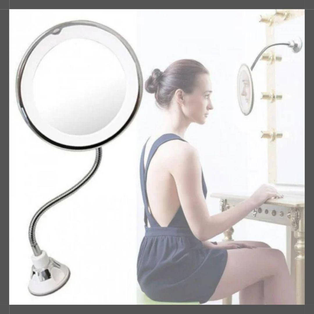 

Зеркало для макияжа c LED подсветкой Ultra Flexible Mirror DL22| Зеркало для макияжа с подсветкой - 51018, Хром