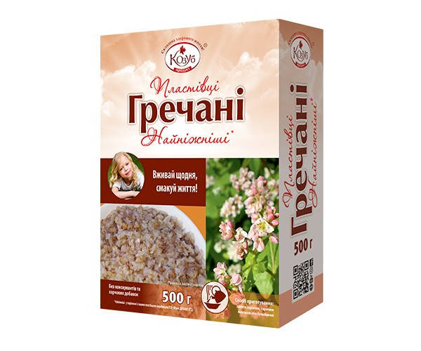 

Хлопья гречневые нежнейшие * моментального приготовления Козуб Продукт 500г