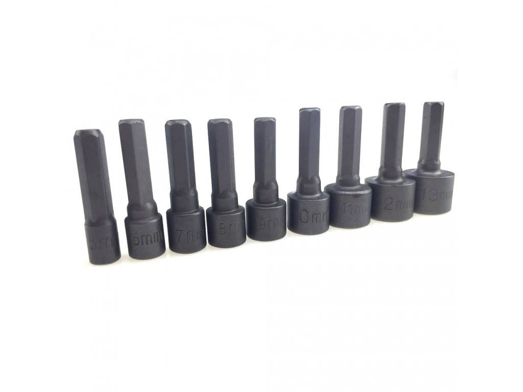 

Набор бит шестигранных магнитных ключ насадка 9 торцевых головок
