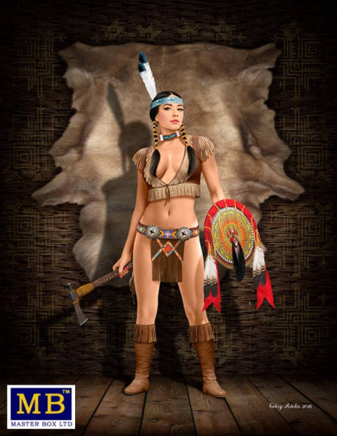 

"Thunder Spirit" . Сборная пластиковая фигура в масштабе 1/24. MASTER BOX 24019