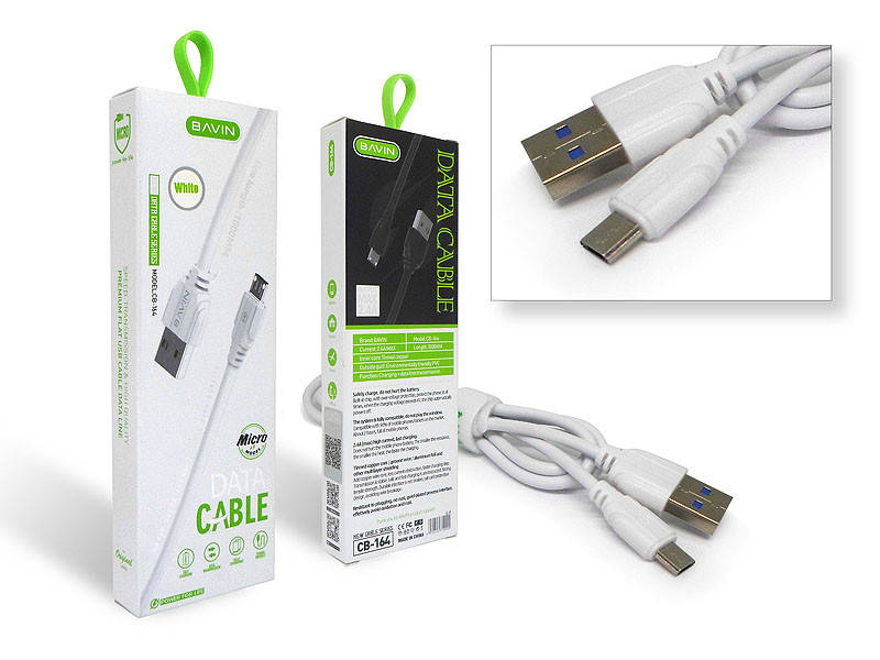 

Кабель USB - micro USB BAVIN CB164-V8 200шт 7885