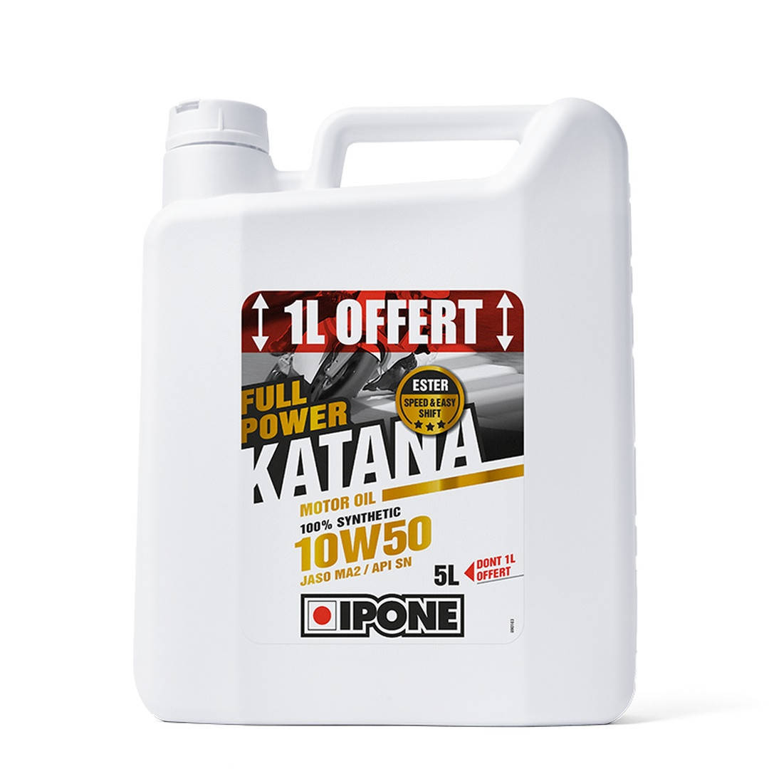 

IPONE FULL POWER KATANA 10W50 МАСЛО ДВИГАТЕЛЬНОЕ 100 % СИНТЕТИКА 5L/800011