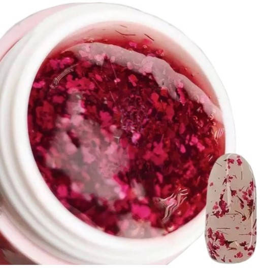

Saga Flower Fairy Gel гель с сухоцветами №09, Коричневый