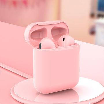

Беспроводные наушники Inpods Macaron 12 сенсорные с кейсом Розовые, Розовый