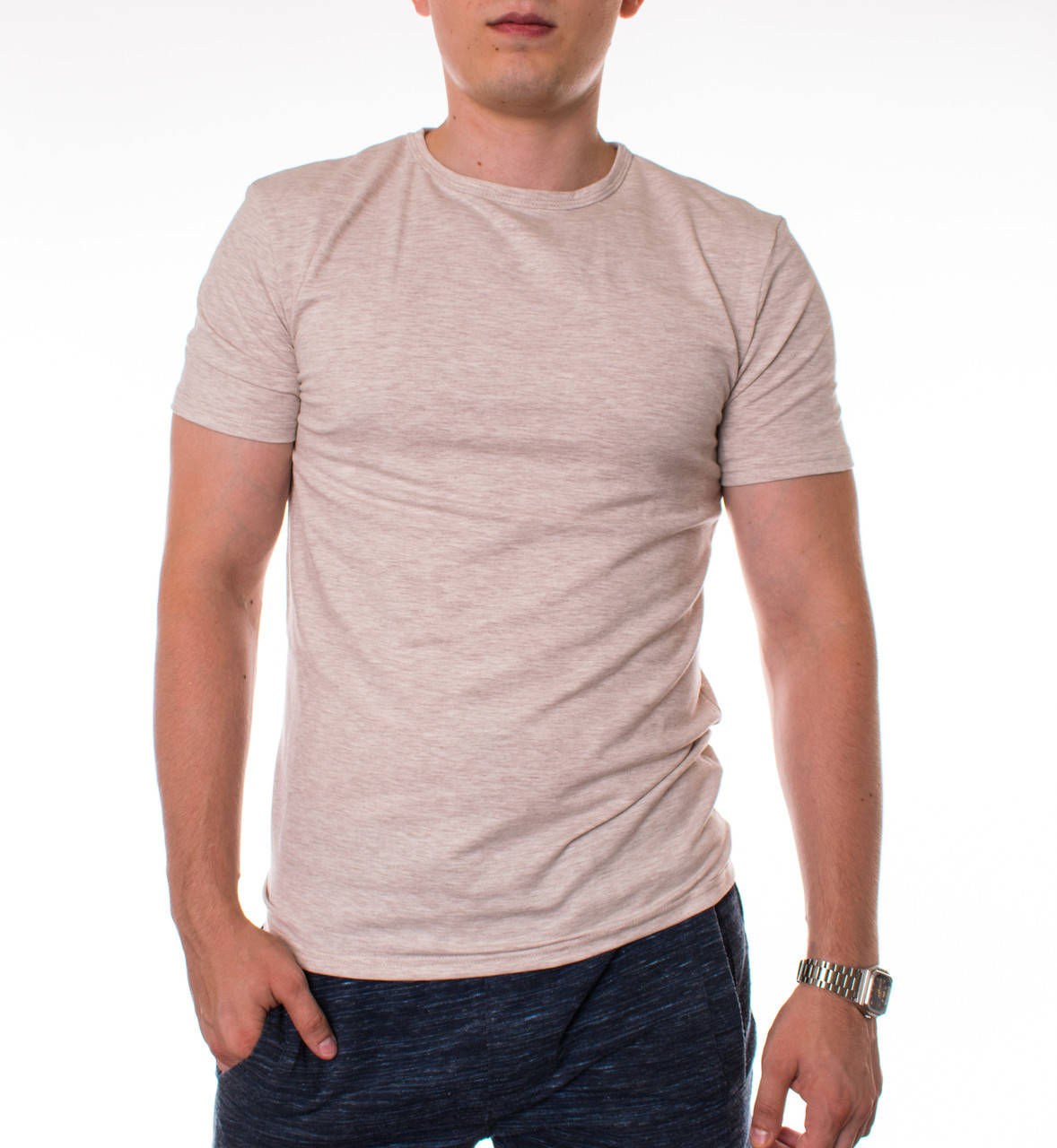 

Bono Футболка мужская бежевая 950159