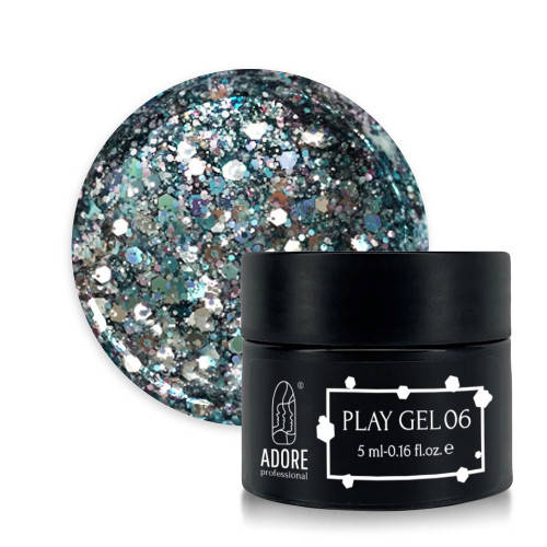 

Плей гель ADORE Play Gel №06 Голубое серебро 5 мл (18753Qu)