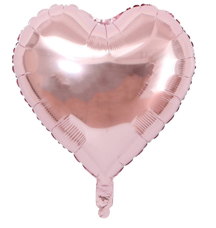 

Шар фольгированный сердце розовое золото, 45 см (Китай)
