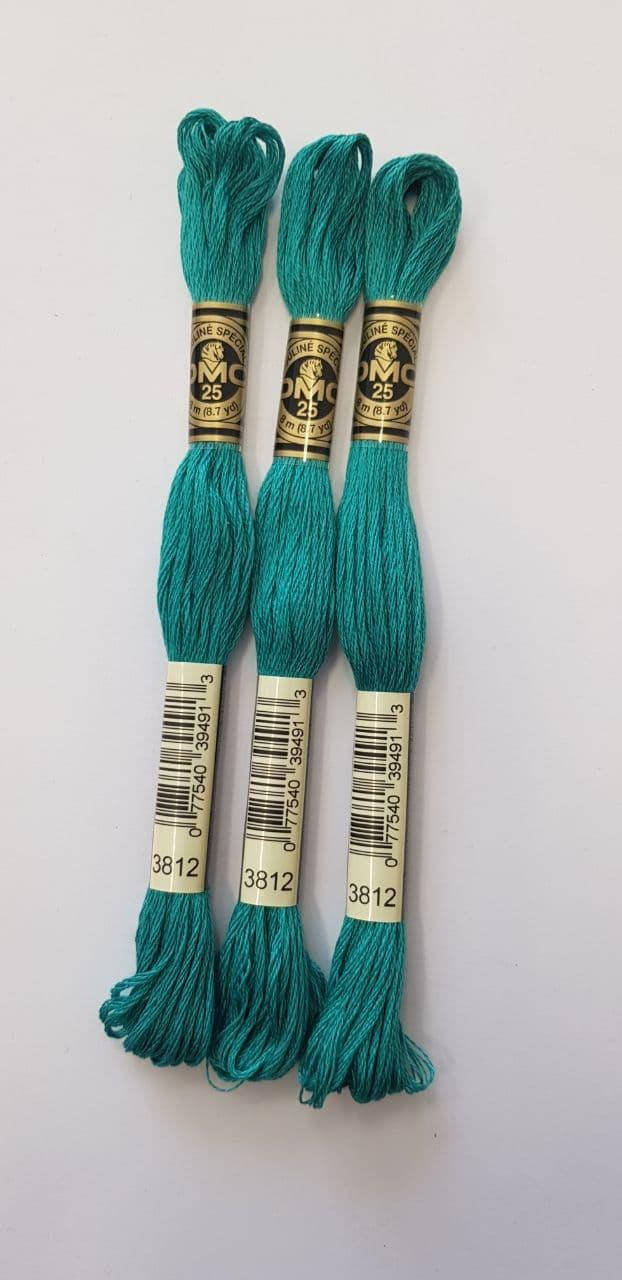

Мулине ДМС, DMC (номер цвета-3812), Разные цвета