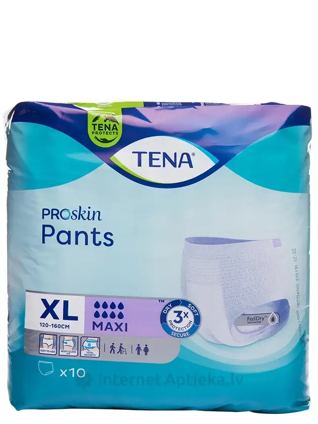 

Подгузники трусы Tena Pants Maxi XL 10 шт.