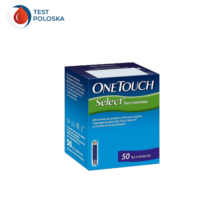 

Тест полоски One Touch Select (Ван Тач Селект) №50