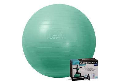 

Мяч для фитнеса фитбол 65 см PowerPlay 4001 Мятный + насос