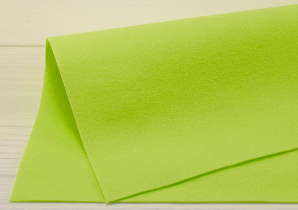 

Корейский мягкий фетр 1,2 мм (20х30 см) - №19 Бледно-салатовый