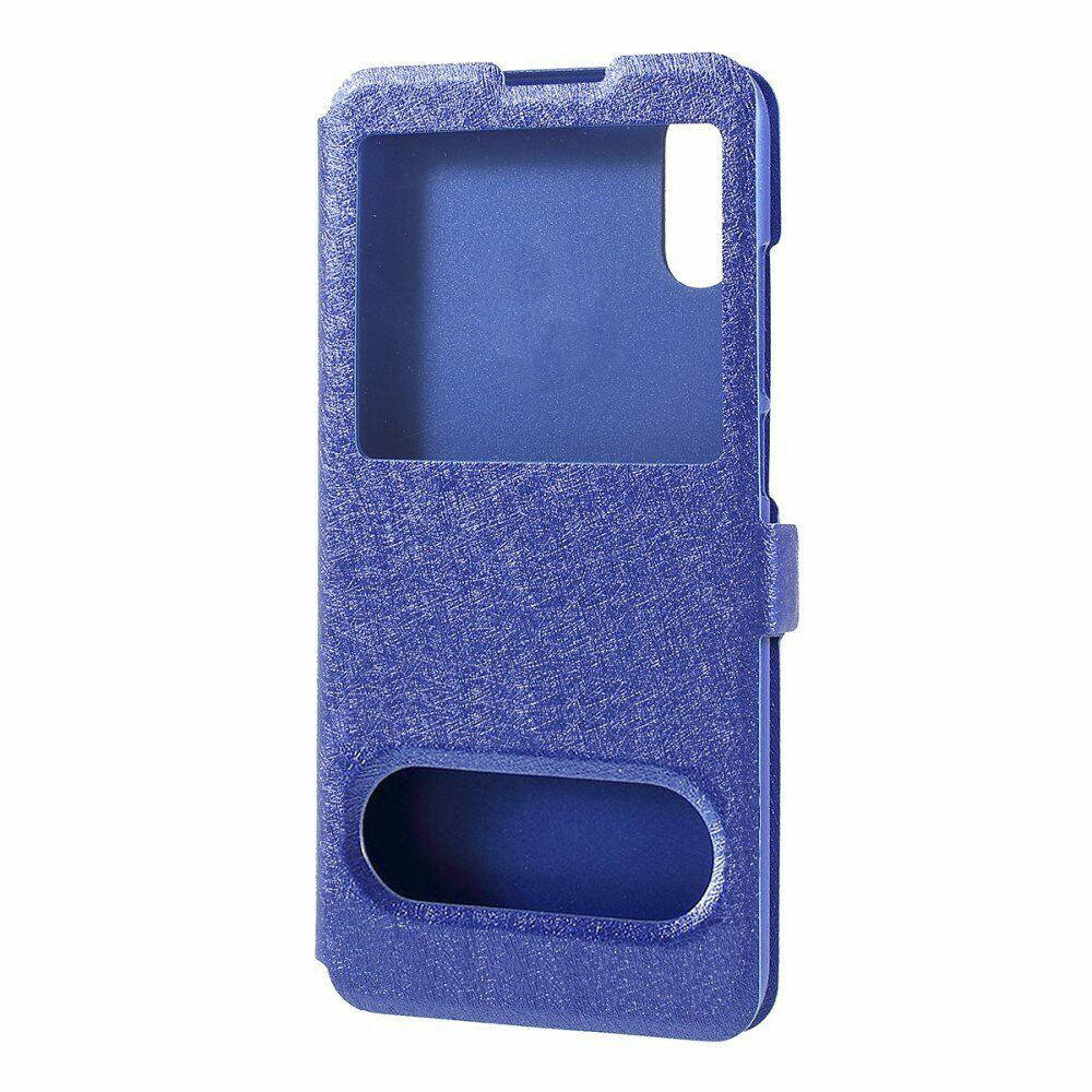 

Чехол Window для Huawei Y6 2019 книжка с окошком Blue, Синий