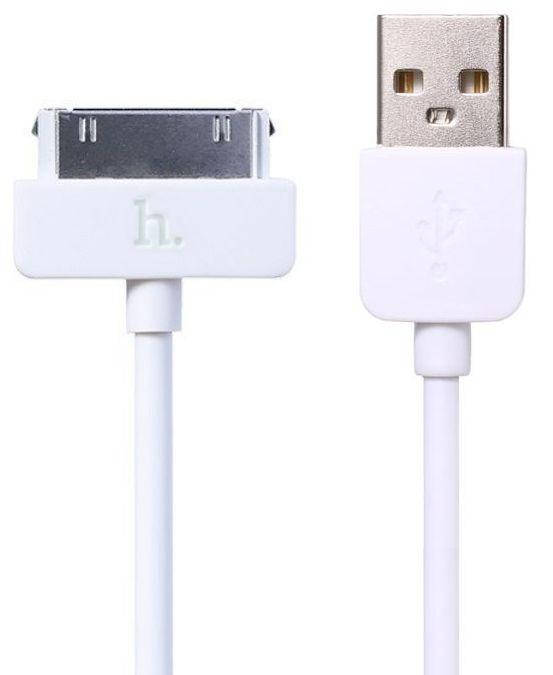 

Кабель USB Hoco X1 Rapid Charging 30 Pin Dock White, Белый