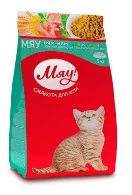 

Сухой корм МЯУ для котят, 3 кг
